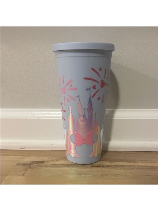 Other - Disney Castle Tumbler with Fireworks Design